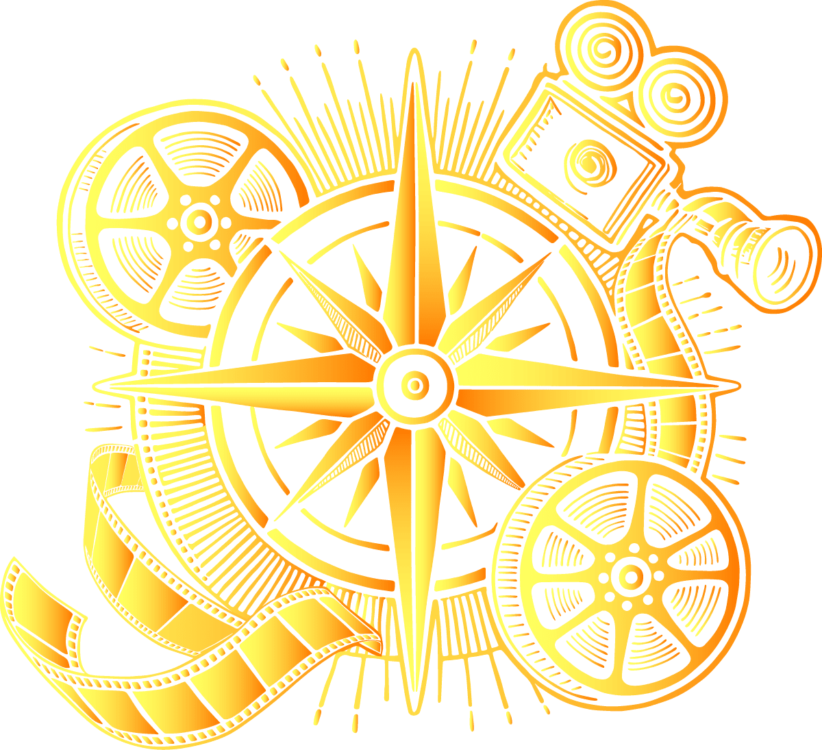 Cinema Nomad Logo Compass